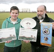 Jungzüchter des KZV Hähnlein Fabian Schüttler