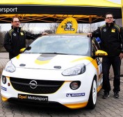 Hessenmeister Björn Satorius und Beifahrer Hajo Grimberg Opel Adam